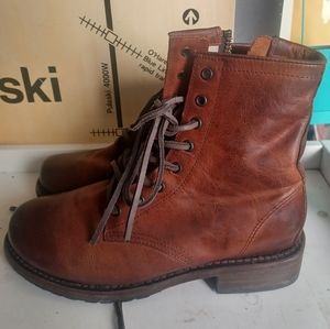 EUC Freebird Cognac Manchester Boots 8